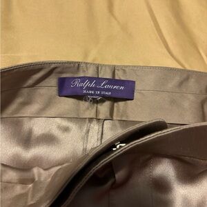 Ralph Lauren bronze silk ladies slacks